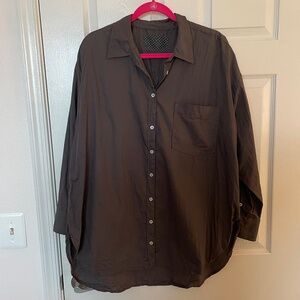 Maeve by Anthropologie Oversized ButtonDown